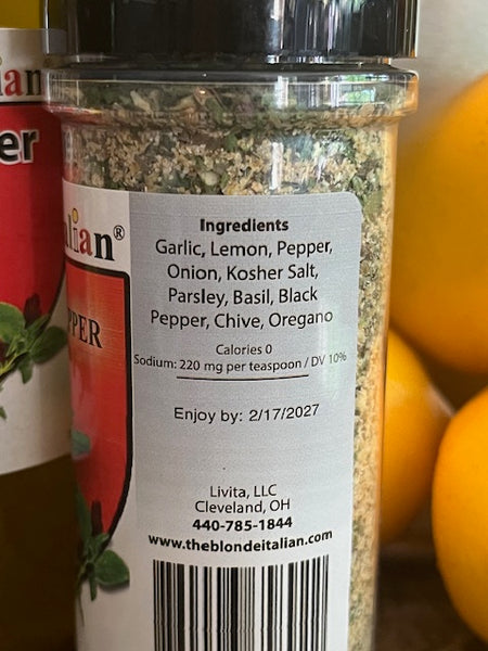 Vinaigrette & Spice Blend 'LEMON LOVE' Set / Shipping Included