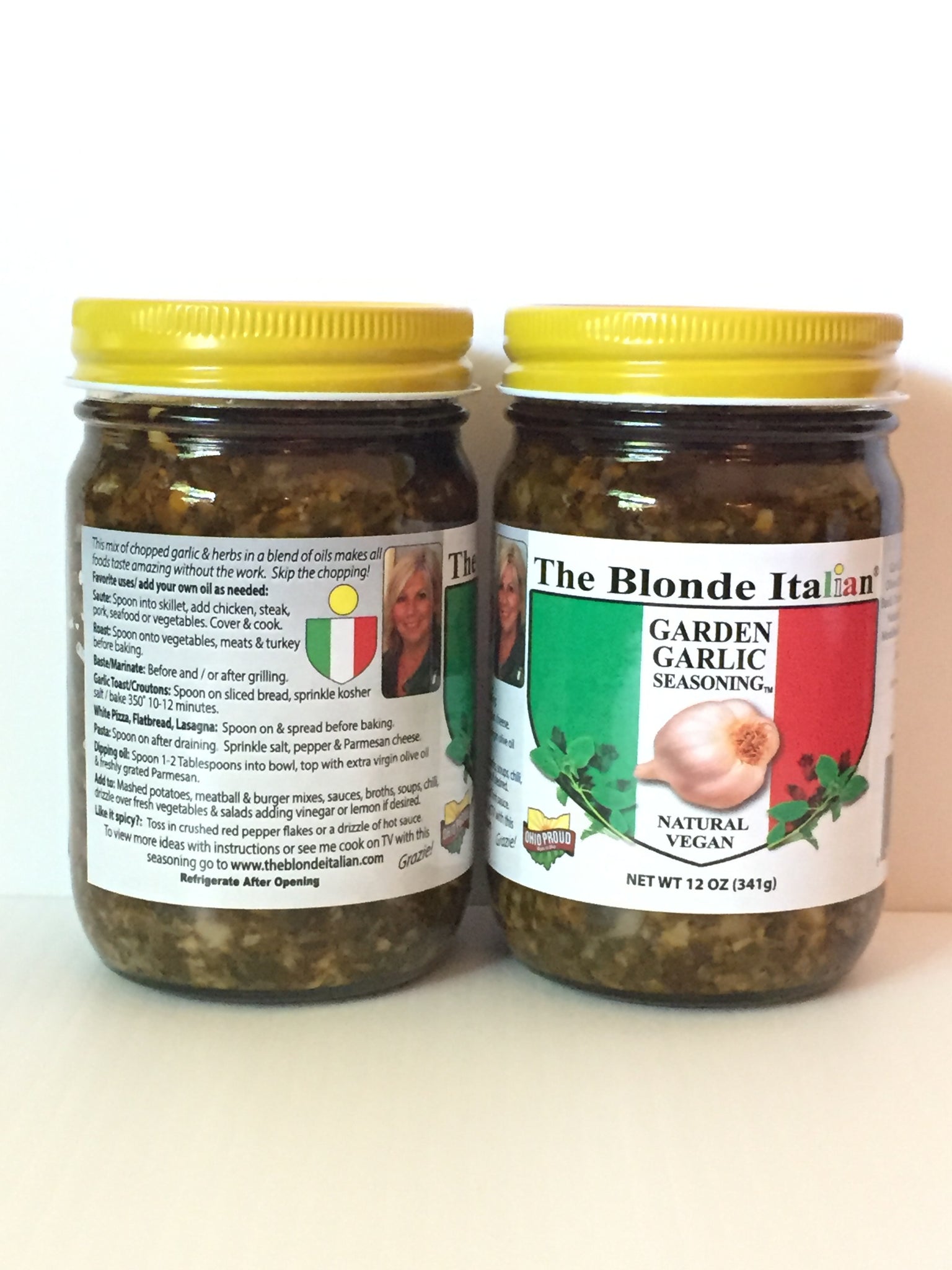 Garlic GARDEN GARLIC SEASONING Original Recipe 12 ounce  2 JAR SET / Shipping Included / low stock on Amazon