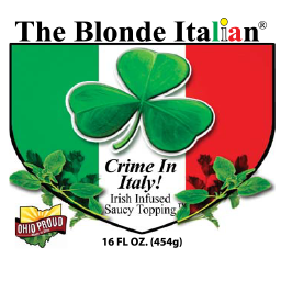 Crime in Italy Sauce Packaging