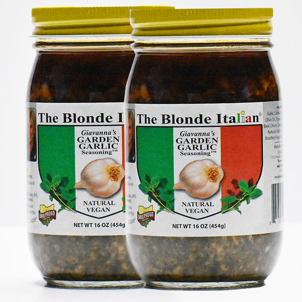 2 Jars of Giavanna's Garden Garlic Seasoning