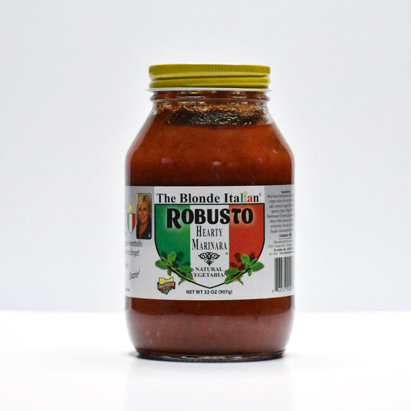 Jar of Robusto Hearty Marinara Sauce