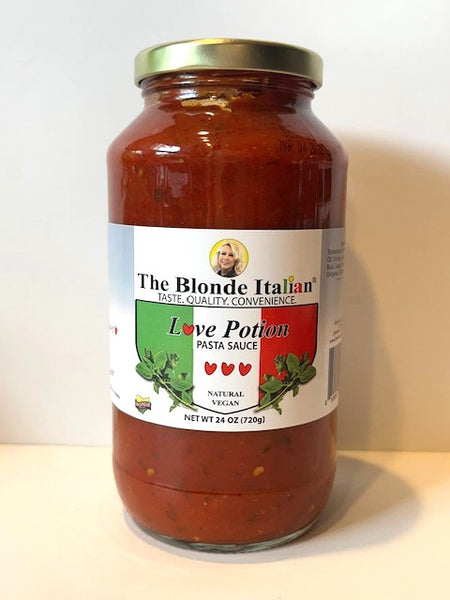 Love Potion Pasta Sauce 24 oz / Shipping Included