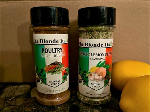 Seasonings/ Garlic Lemon Pepper and Poultry+ /No Gift Box / Shipping Included