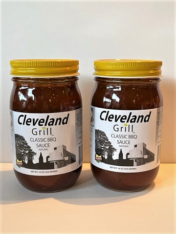 Cleveland Grill Classic BBQ Sauce / 2 Jar Set / Shipping Included
