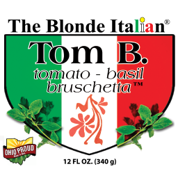 Tom B. Tomato-Basil Bruschetta Packaging